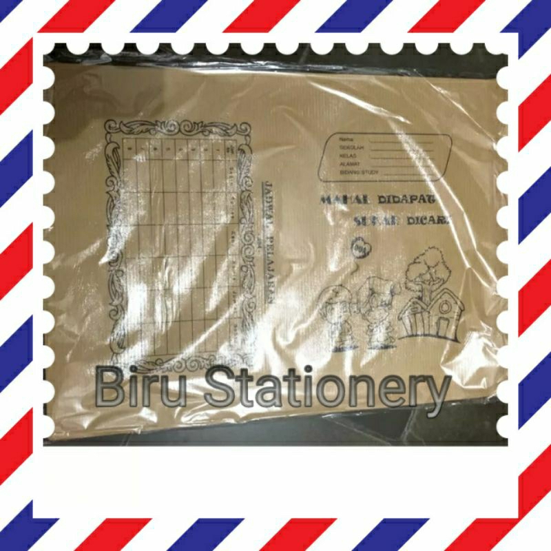KAYU Brown Screen Printing Book Cover Wood Paper Shopee Malaysia