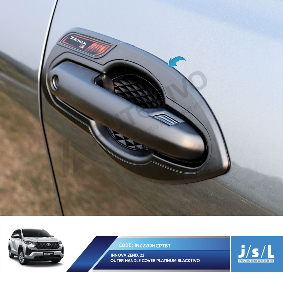 Innova Zenix Outer Handle Cover Platinum Door Bowl Type V/G | Shopee ...