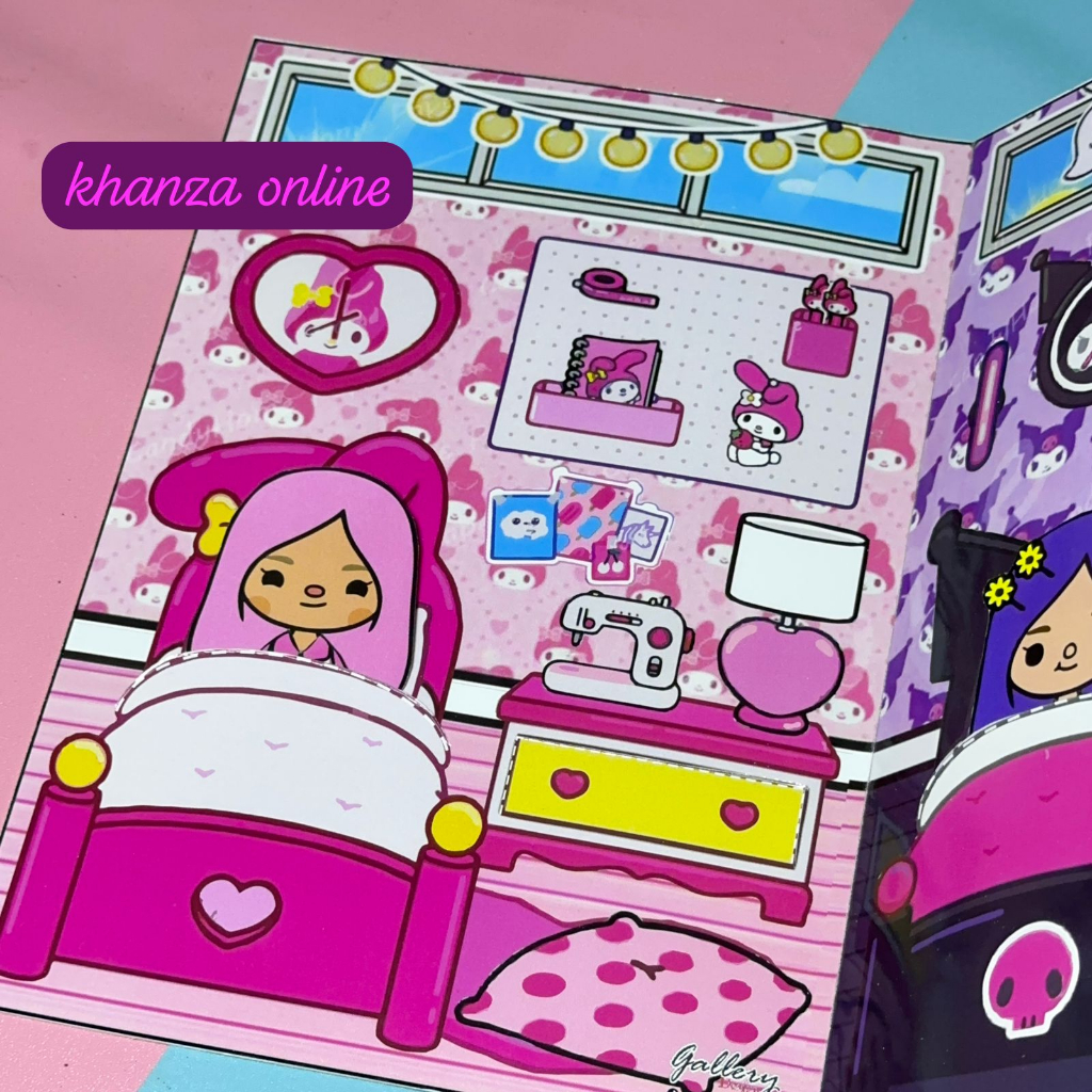 Kuromi & MY MELODY QUIET BOOK - Latest KUROMI PAPER DOLLS Children's ...