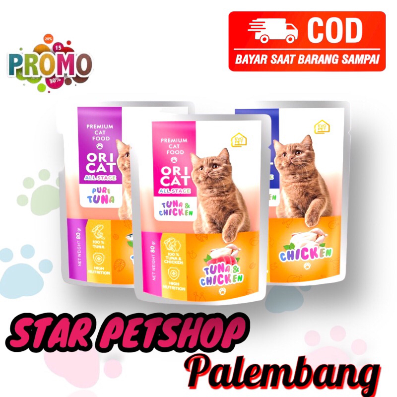 Wet CAT Food ORI CAT POUCH 80g | Shopee Malaysia