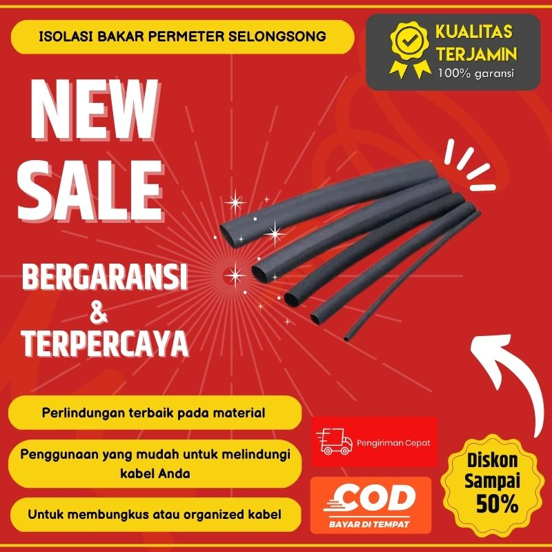 Insulation Burn Insulation Cable Sleeve 2Mm Heat Shrink Fuel Hose