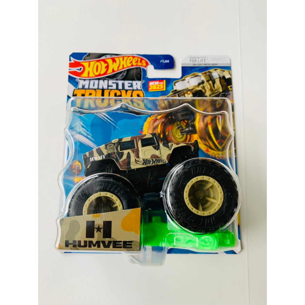 HOTWHEELS HOT WHEELS MONSTER TRUCKS TRUCK HUMVEE HUMMER ARMY DIECAST ...