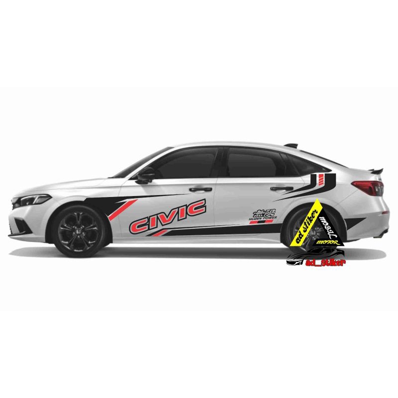 1045 Car STICKER CIVIC SEDAN VIOS COROLLA MERSY Etc STICKER CUSTOM ...