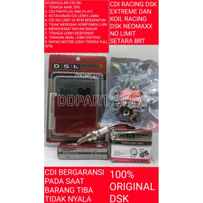 CDI RACING DSK NO LIMIT & COIL RACING DSK & SPARK RACING DSK JUPITER MX ...