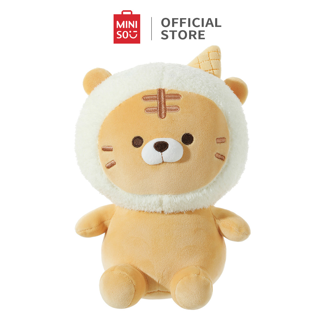 Miniso Doll Series Mini Family Ice Cream Tiger Cute Sleeping Doll Plush
