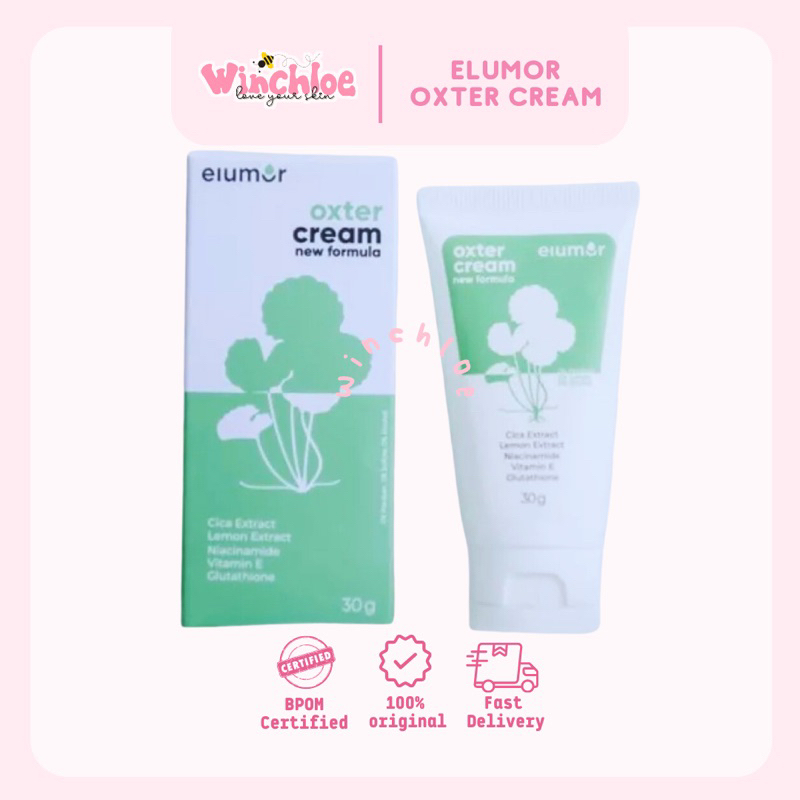 Elumor OXTER CREAM WHITENING ARMPIT & GROINT WHITENING BPOM | Shopee ...