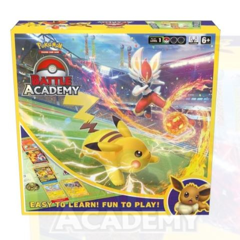 Tcg Pokemon Battle Academy Board Game 2022 Cinderace V Pikachu V Eevee ...