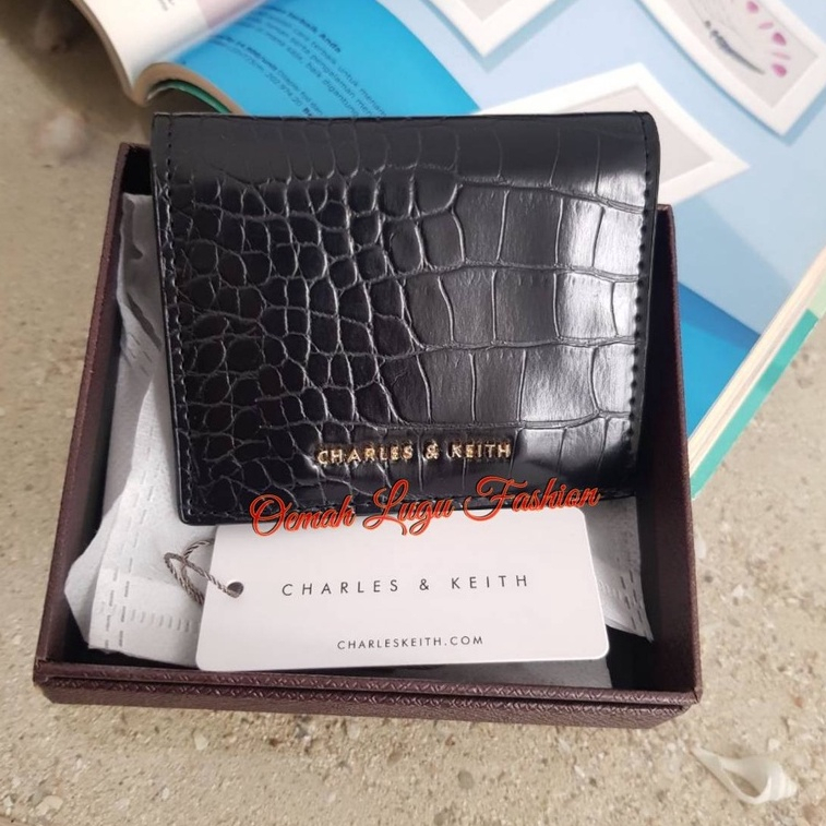 CHARLES KEITH Charles & KEITH CROCO MINI LONG WALLET WALLET