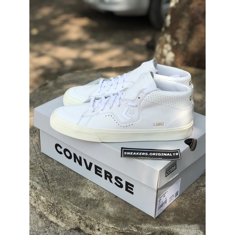 Converse Cons Louie Lopez Pro Mono Leather White 100 ORIGINAL RESMJ