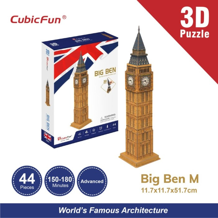Cubicfun 3D Puzzle Medium Big Ben Shopee Malaysia