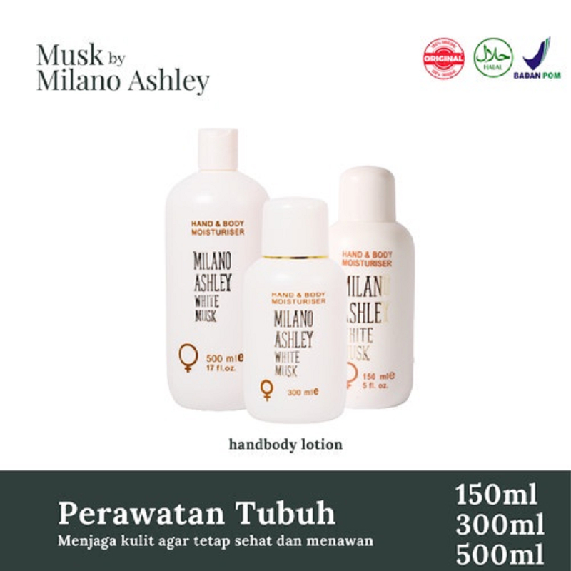 Hand & body moisturiser best sale musk by milano ashley