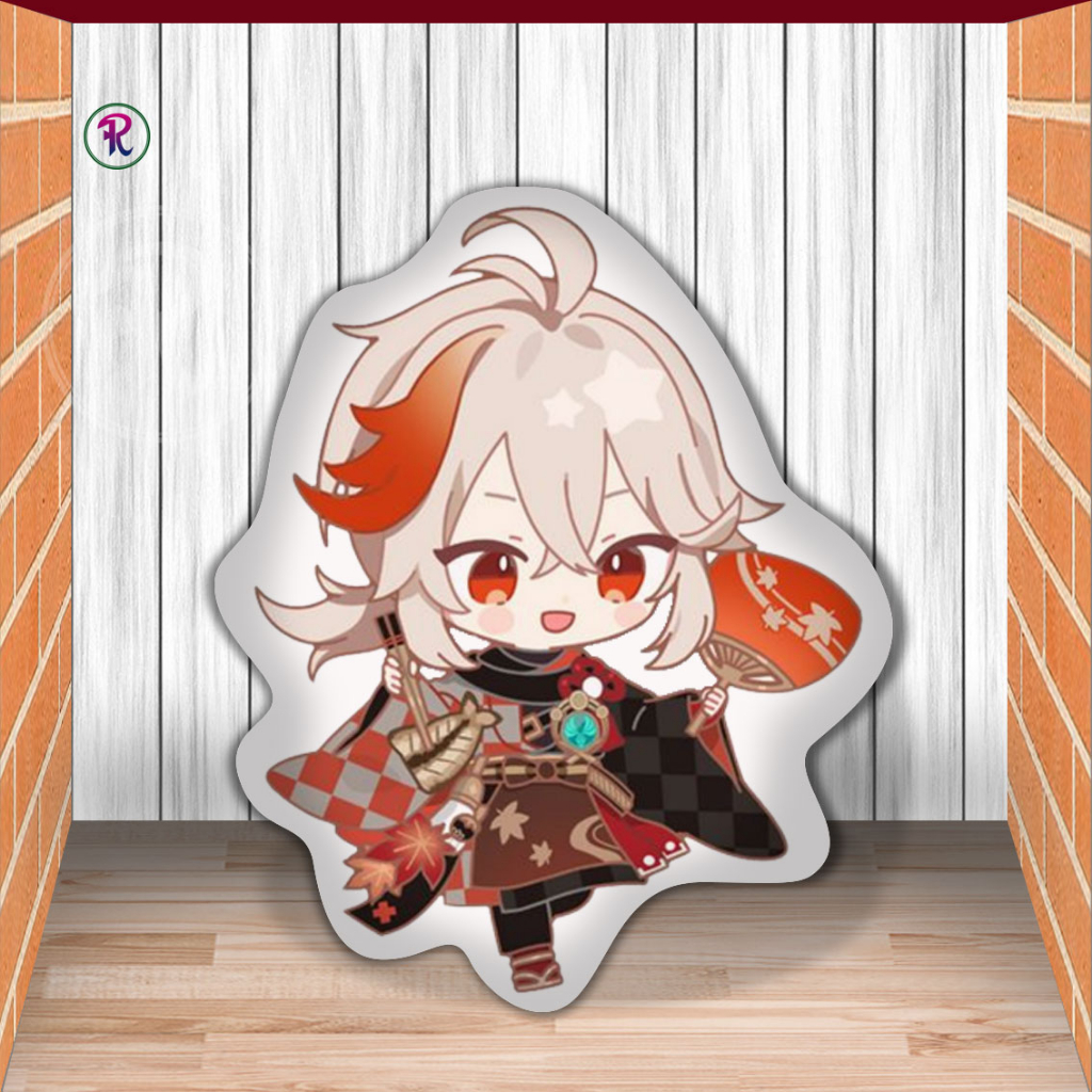Plush Print Pillow Kazuha Genshin Impact chibi Cute 40cm Shopee Malaysia