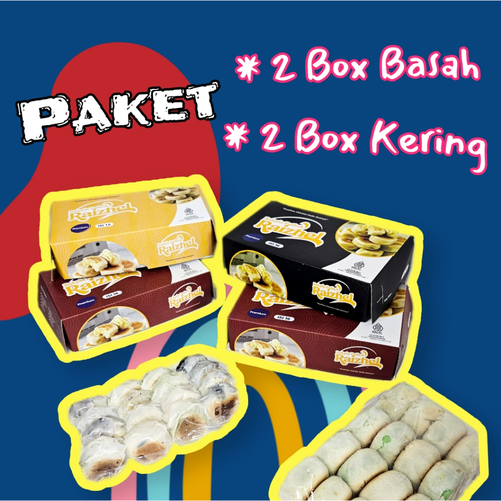 [Package Of 4 Boxes] (Wet And Dry) BAKPIA RAIZHEL Contents 16 | Shopee ...