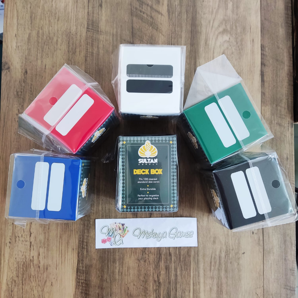 Sultan Deck Box 100+ Deck Box With Card Barrier | Shopee Malaysia