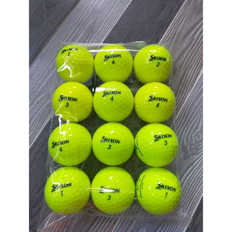 Srixon Yellow golf Ball softfeel grade super Shopee Malaysia