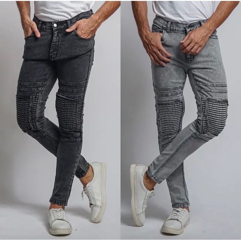 [Overdue Flair] Cropped Biker Pants
