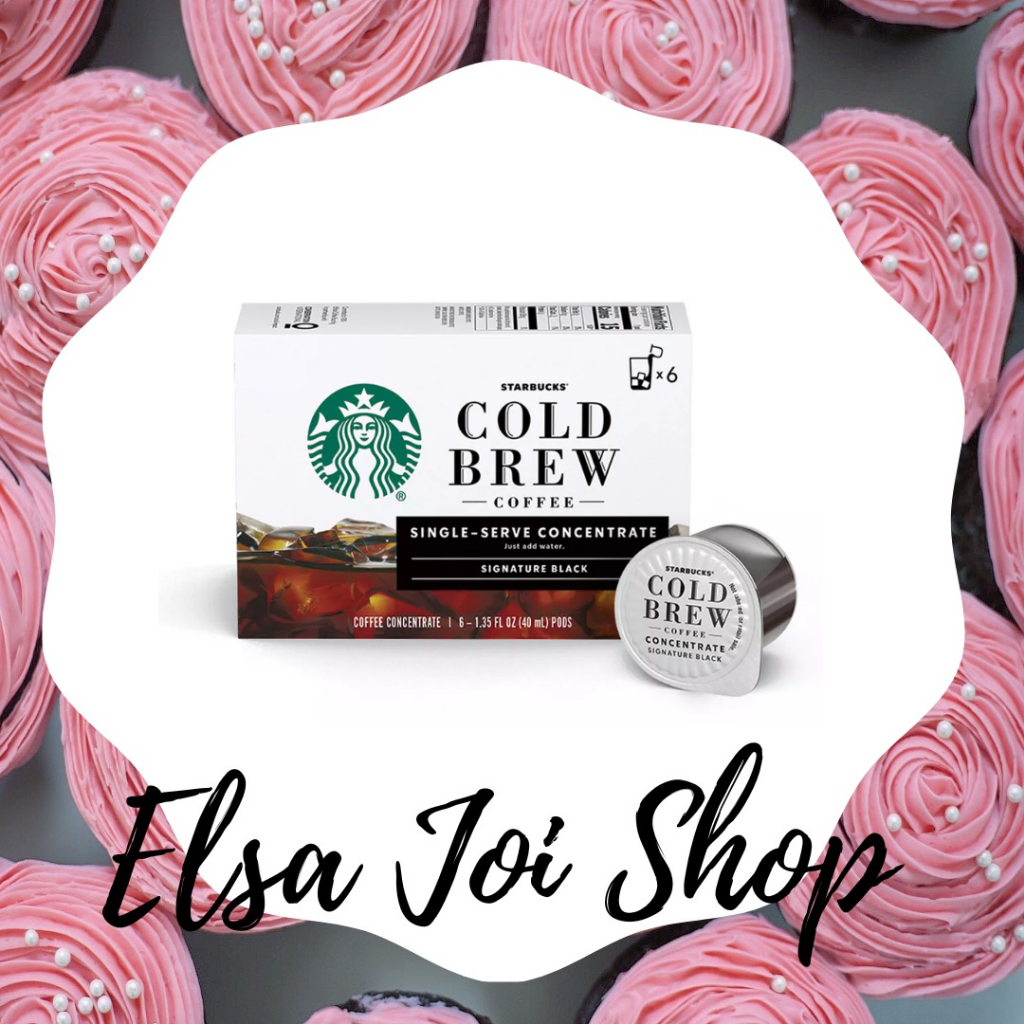Starbucks Cold Brew Coffee Single Serve Concentrate Contents 6