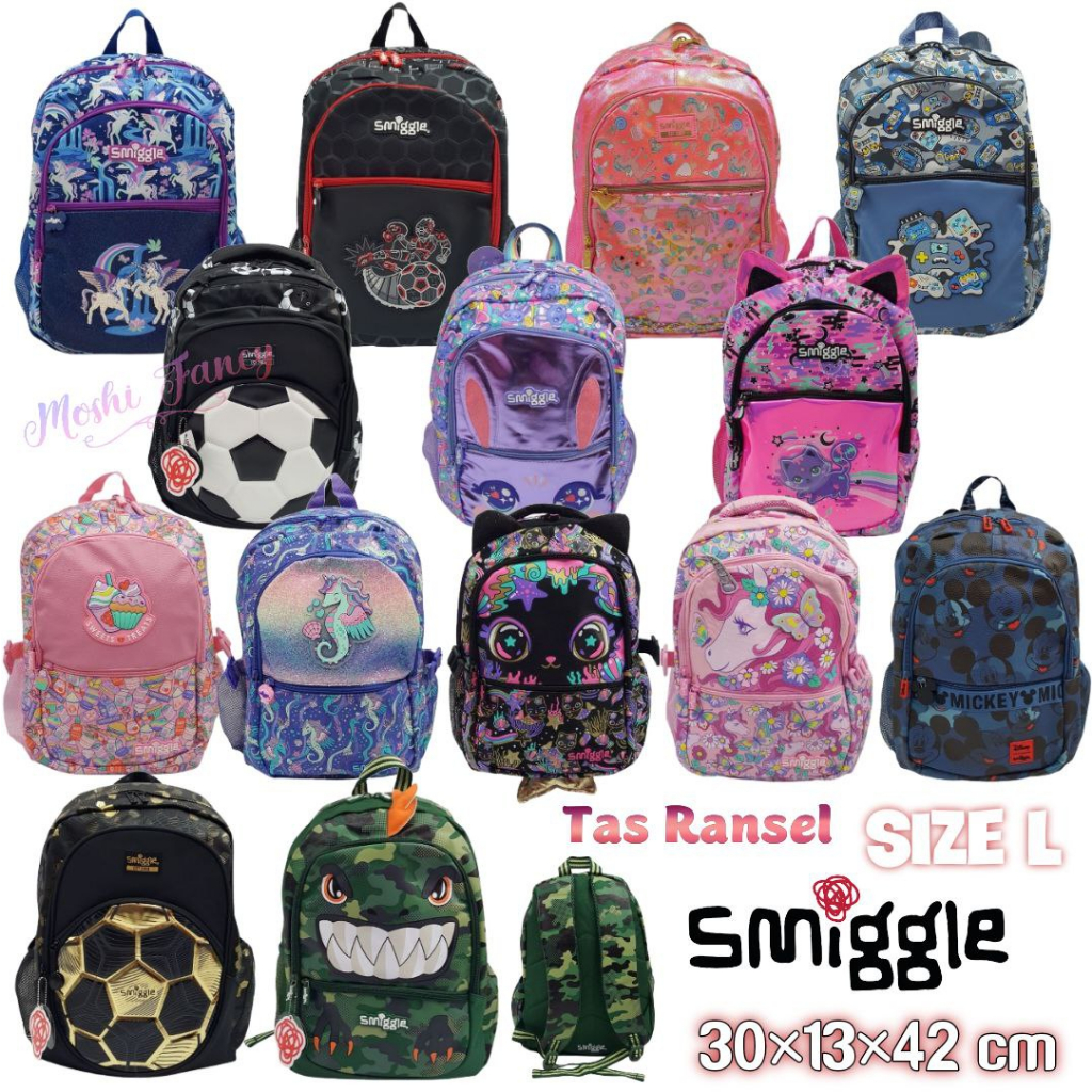 Smiggle Backpack For Elementary School Children/Smiggle School Backpack ...