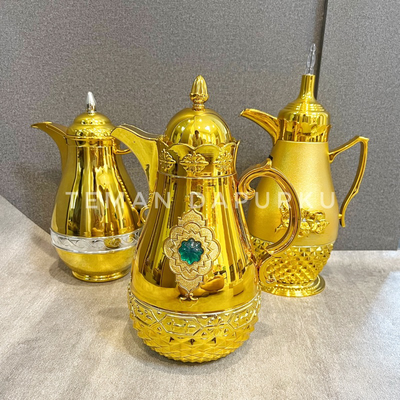 TERMOS Arabic Model zam zam Hajj Umrah Glass Teapot/1 liter Vacuum
