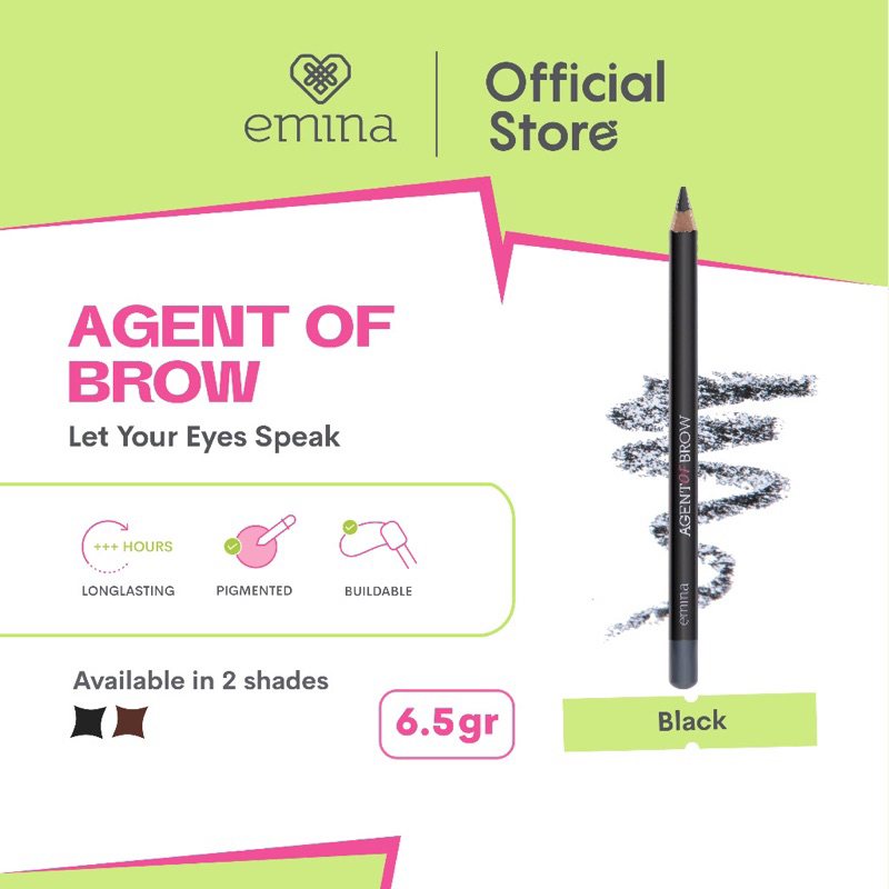 Brow Mascara Emina Agent Of Brow Untuk Alis Semula Jadi