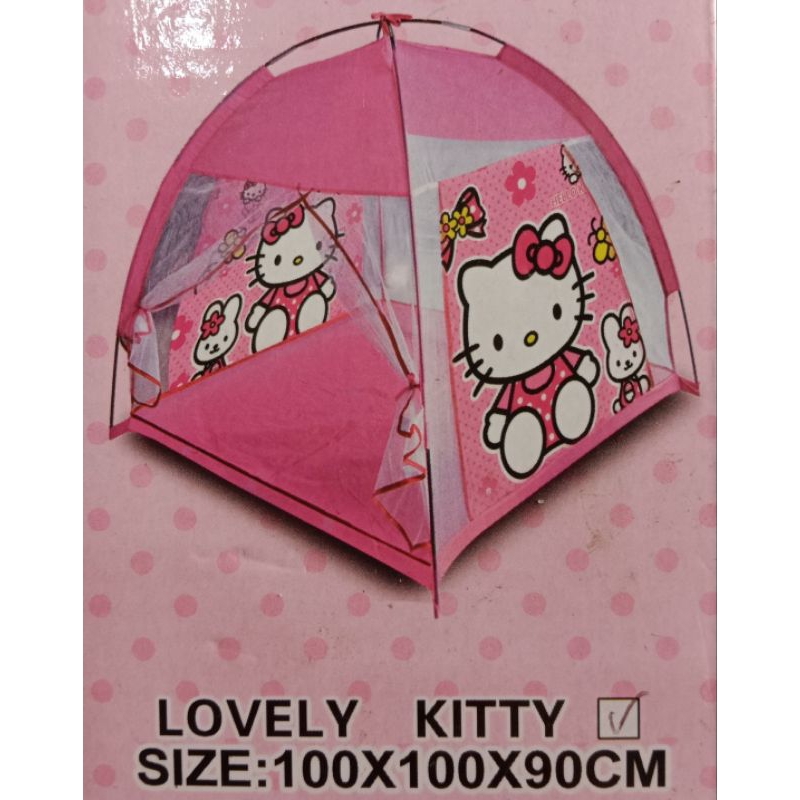 TENDA Hello Kitty Tent Kids Toy Tent 100x100x90cm Shopee Malaysia
