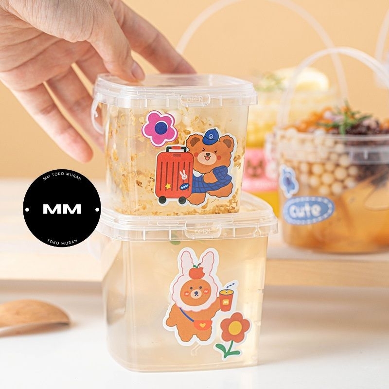 10pcs 500ml PREMIUM Bucket jar gelato jar Drink box m | Shopee Malaysia