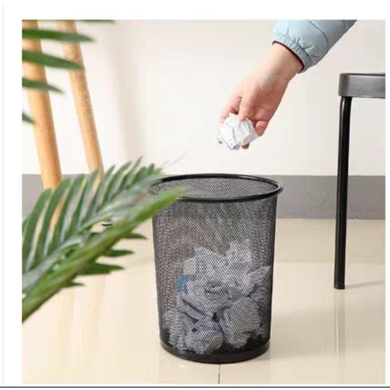 HITAM Black Mesh Trash Bin/Basket Shopee Malaysia