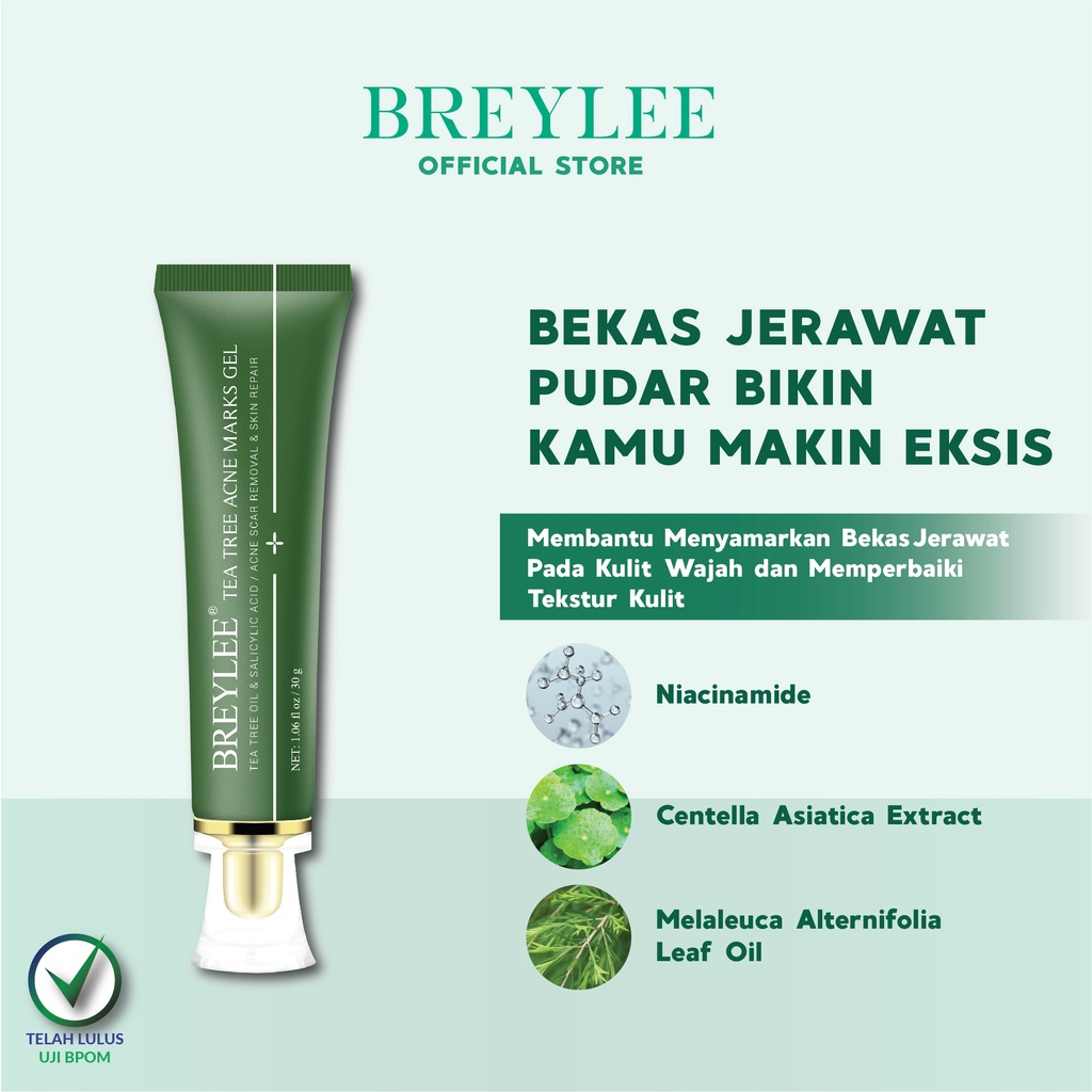 Aku BREYLEE Tea Tree Acne Marks Gel/Gel Fades Acne Scars & Improves