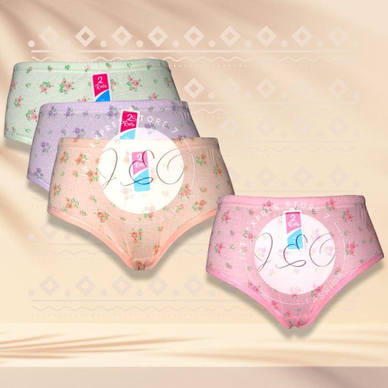 RATU 2queen Panties With Soft Pattern Comfortable To Wear Shopee Malaysia
