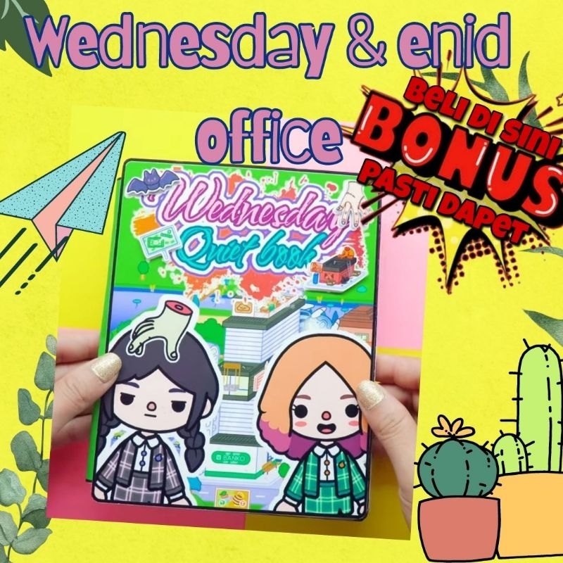 [FREE Gift] TOCA BOCA LIFE BOOK/TOCA BOCA BOOK/WEDNESDAY ENID OFFICE ...