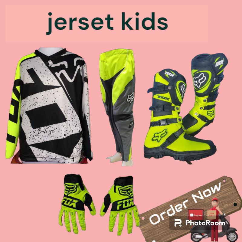 Racing clothes, children's motorbike cross jerseys, Trail gloves ...