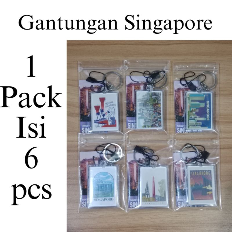 GANTUNGAN Singapore Keychain Singapore Keychain By Hanger Singapore