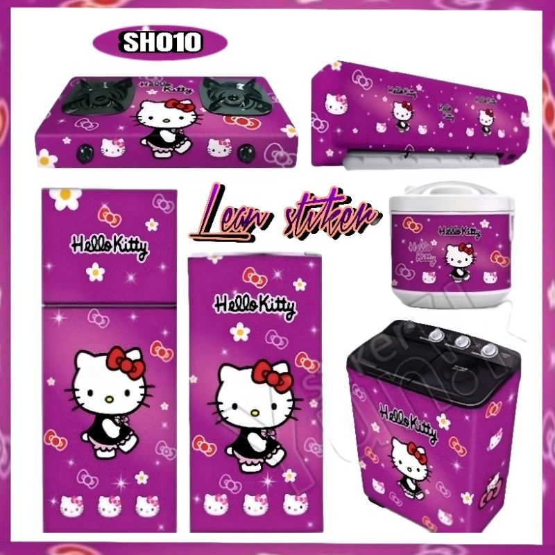 UNGU MESIN 1 and 2 door refrigerator stickers, stove, magiccom, AC ...