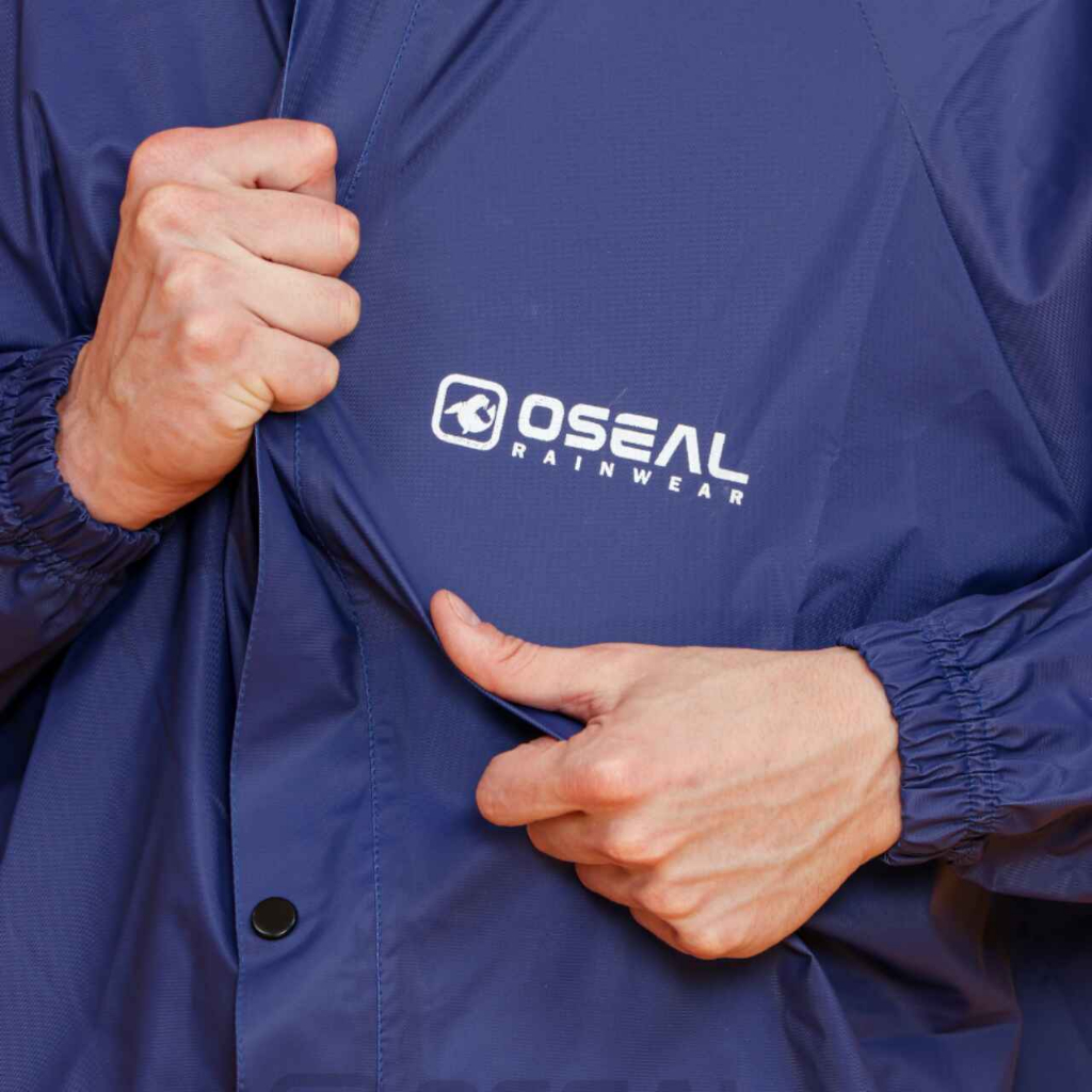 Original OSEAL Raincoat Coat Men Women Adult Full Seal Navy Shopee