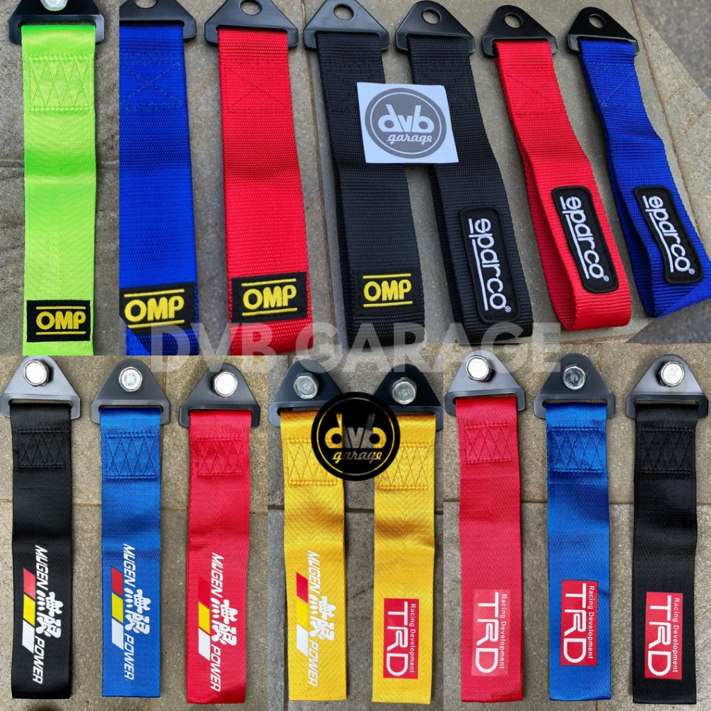 Premium UNIVERSAL Front TOWING STRAP JDM RACING Car TOW Fabric STRAP