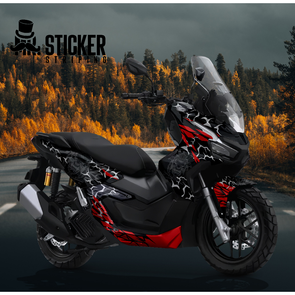 Honda ADV 150 ADV 160 full body decal, custom sticker, free samurai ...