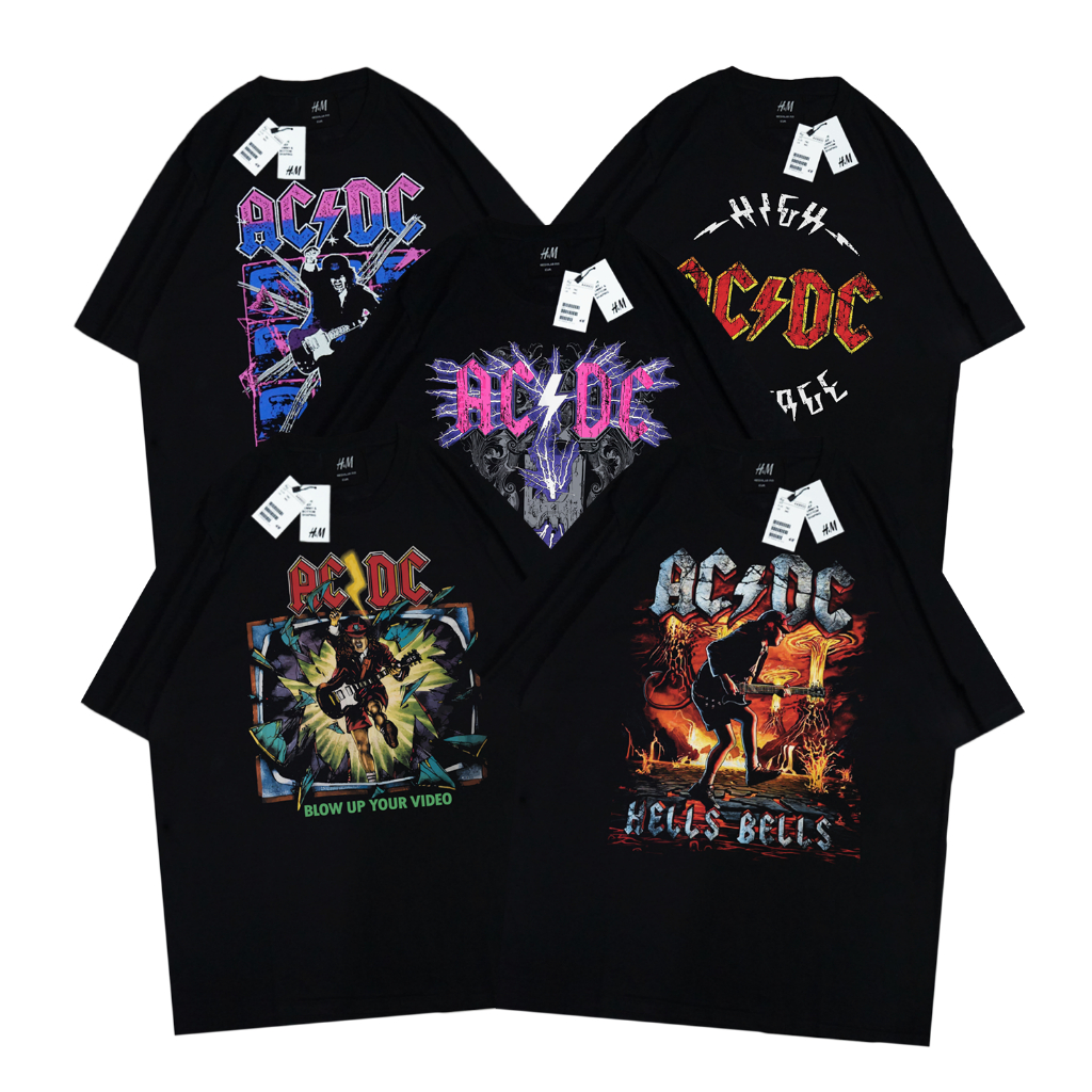 Ac dc shirt h&m best sale