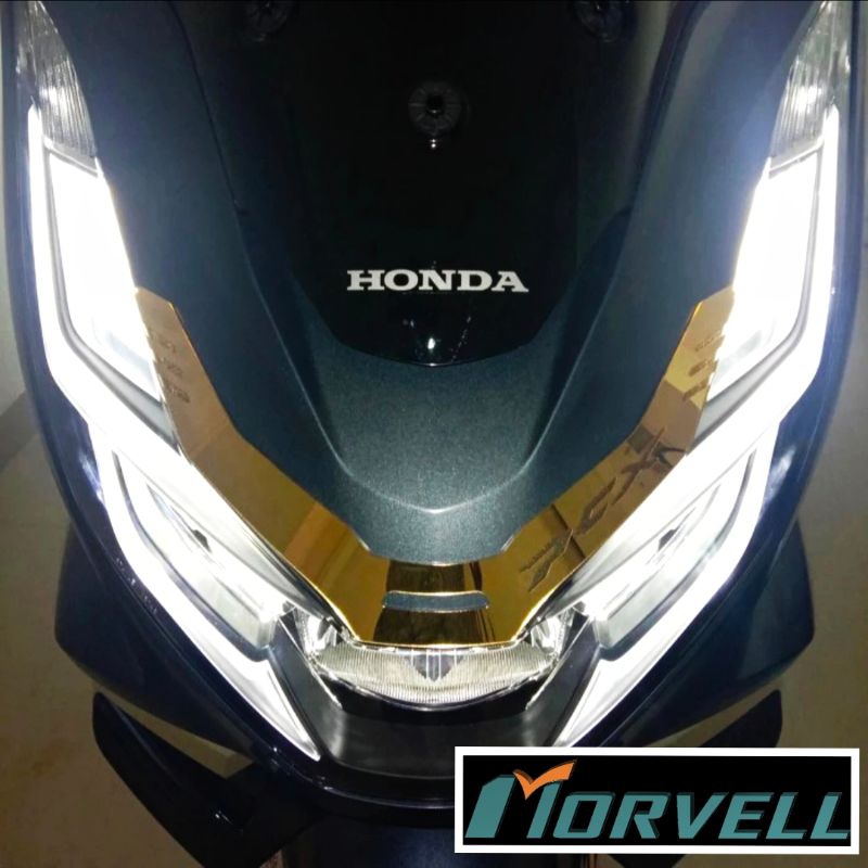 Honda pcx 160 head light garnish Headlight Top garnis alis muffler cover Exhaust Cap