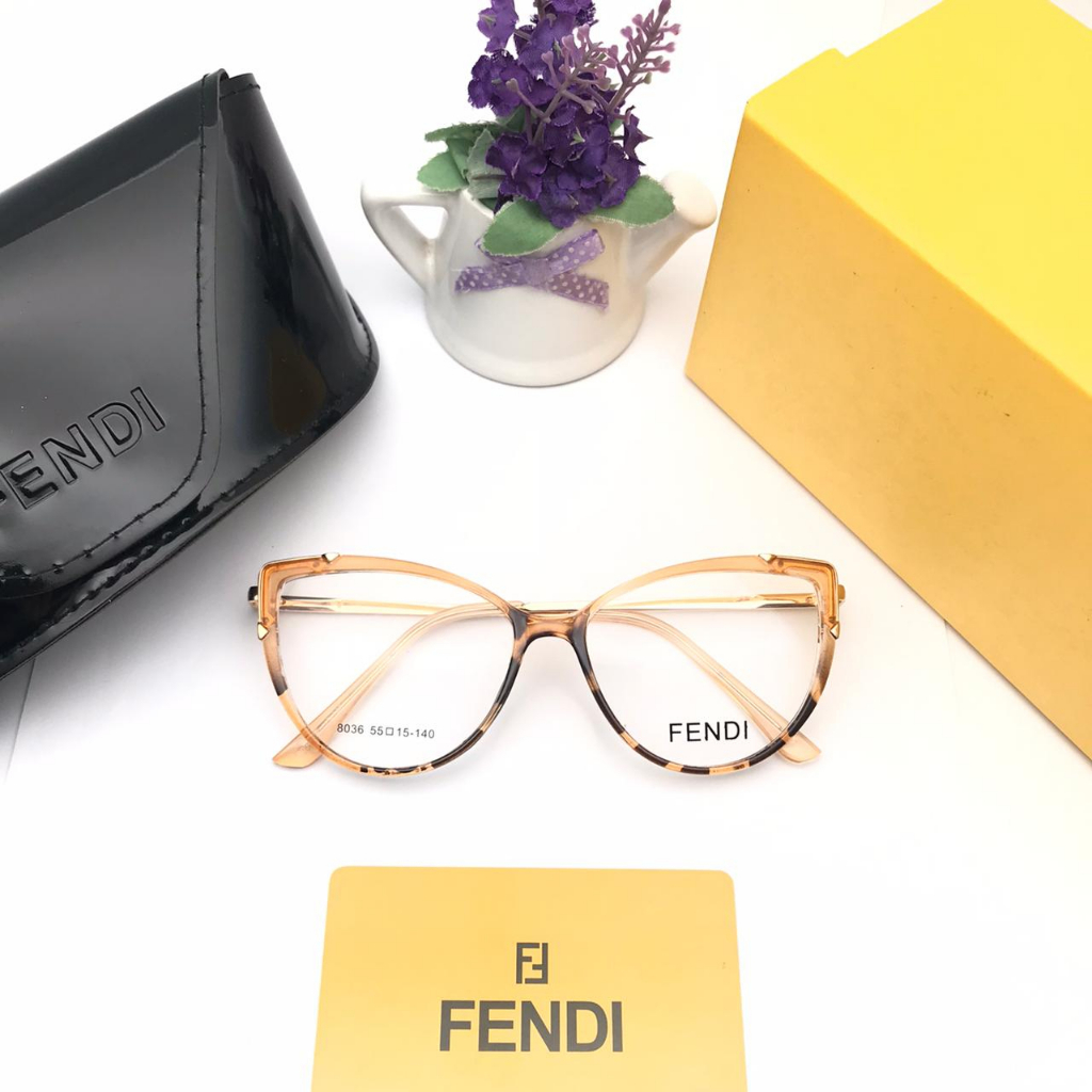 Fendi Women's Eyeglass Frames Fr8036 | Shopee Malaysia