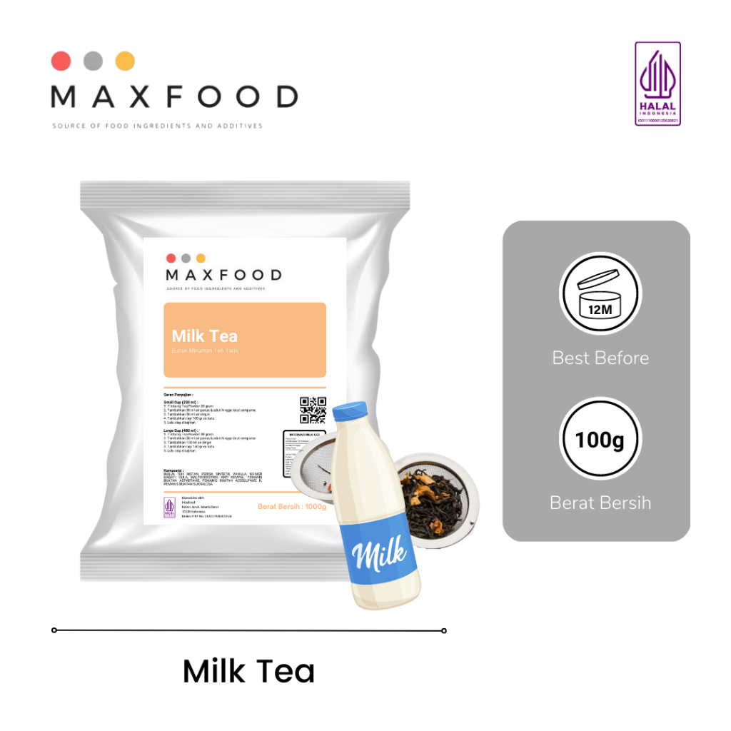 Milk Tea/ Milk Tea/ Milk Tea Drink Powder/ Milk Tea Powder 100 grams ...