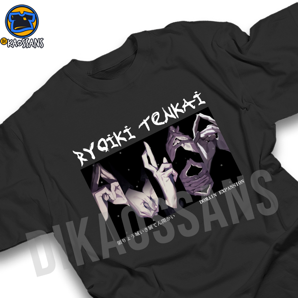 Kaos Ryoiki Tenkai Sukuna Tshirt Baju Distro Cotton Combed 30s Unisex