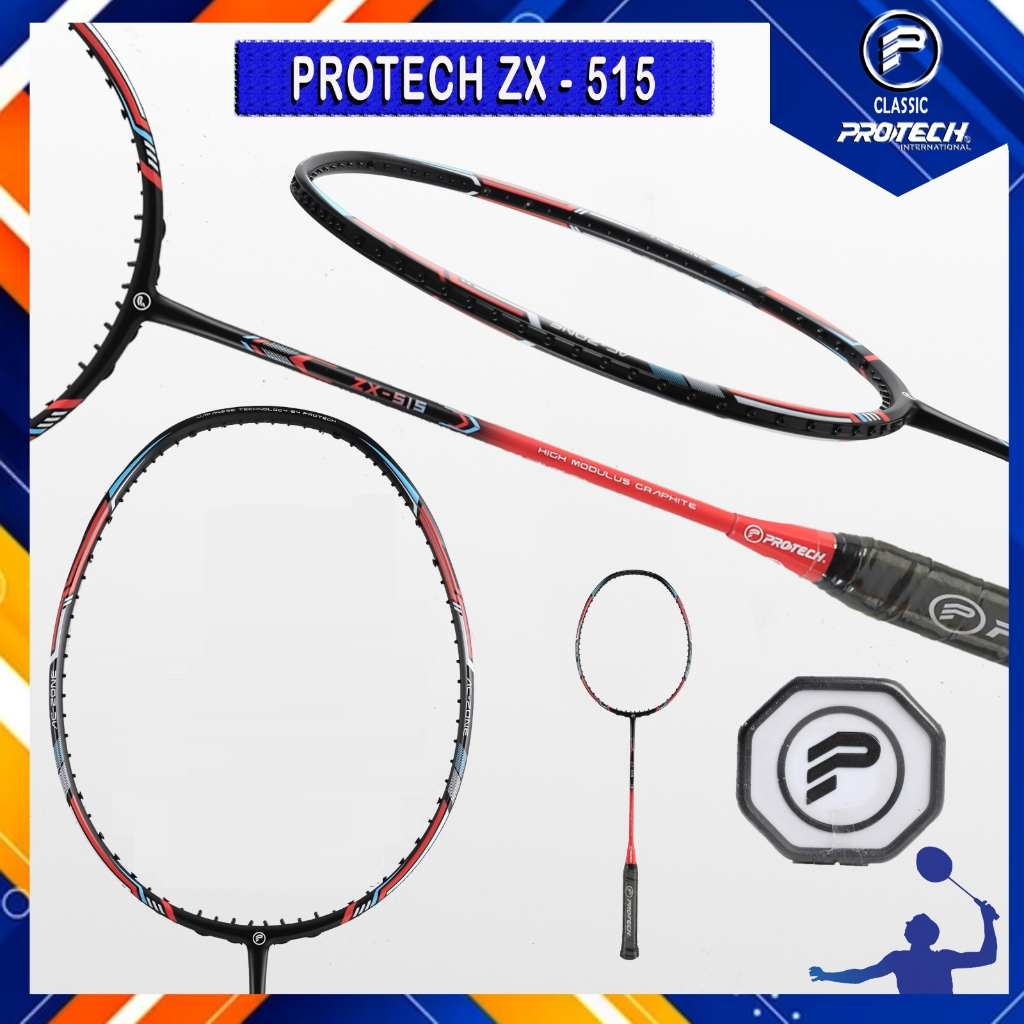 Protech ZX 515 Badminton Racket Badminton | Shopee Malaysia