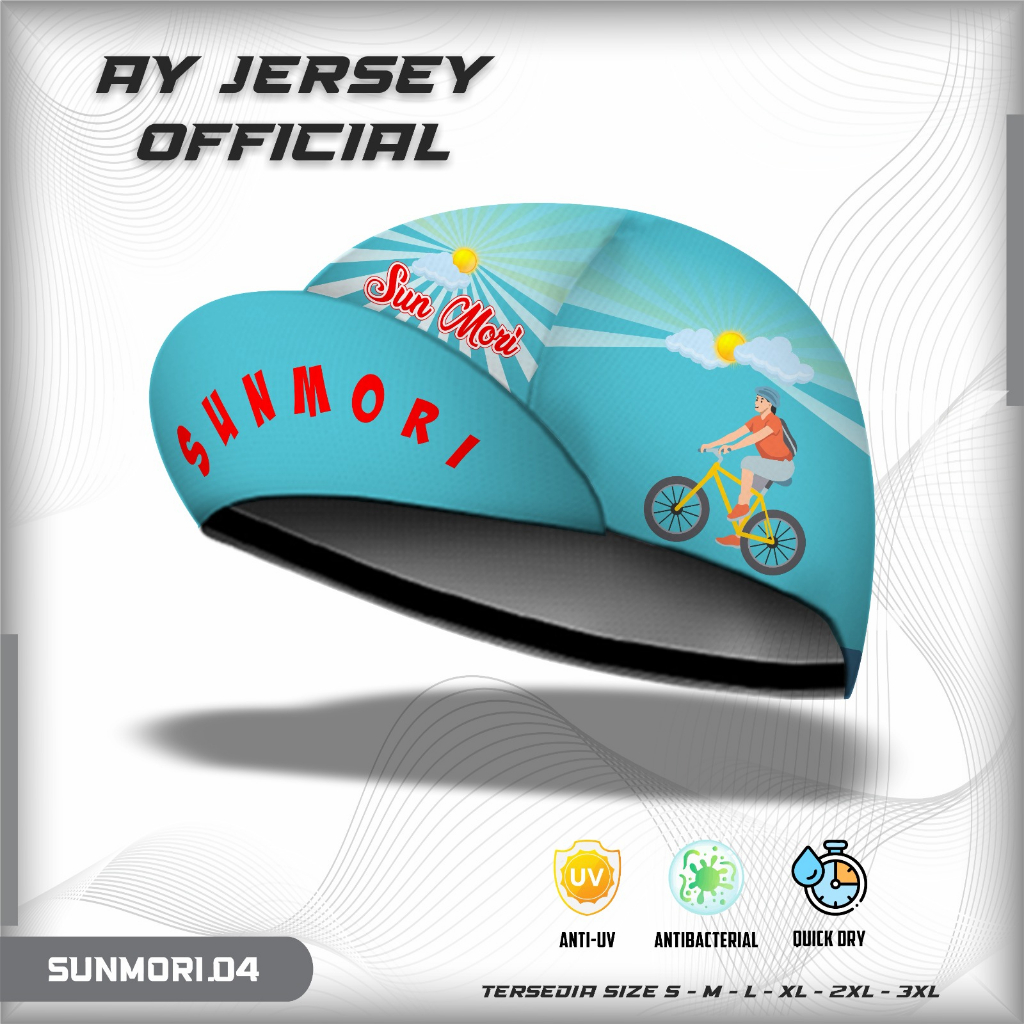 SUNMORI BIKE HAT | CYCLING CAP | FULLPRINTING | Shopee Malaysia
