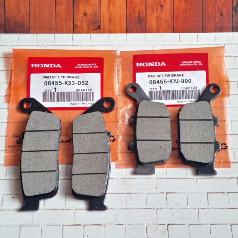 Honda Cbr250r Cbr250rr New Cbr250 Thailand Front Rear Brake Pads Package 1set Front Rear K33 8284