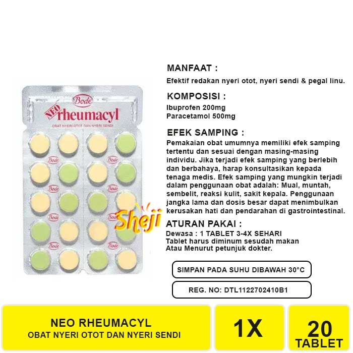 Neo RHEUMACYL Contains 20 Tablets | Shopee Malaysia