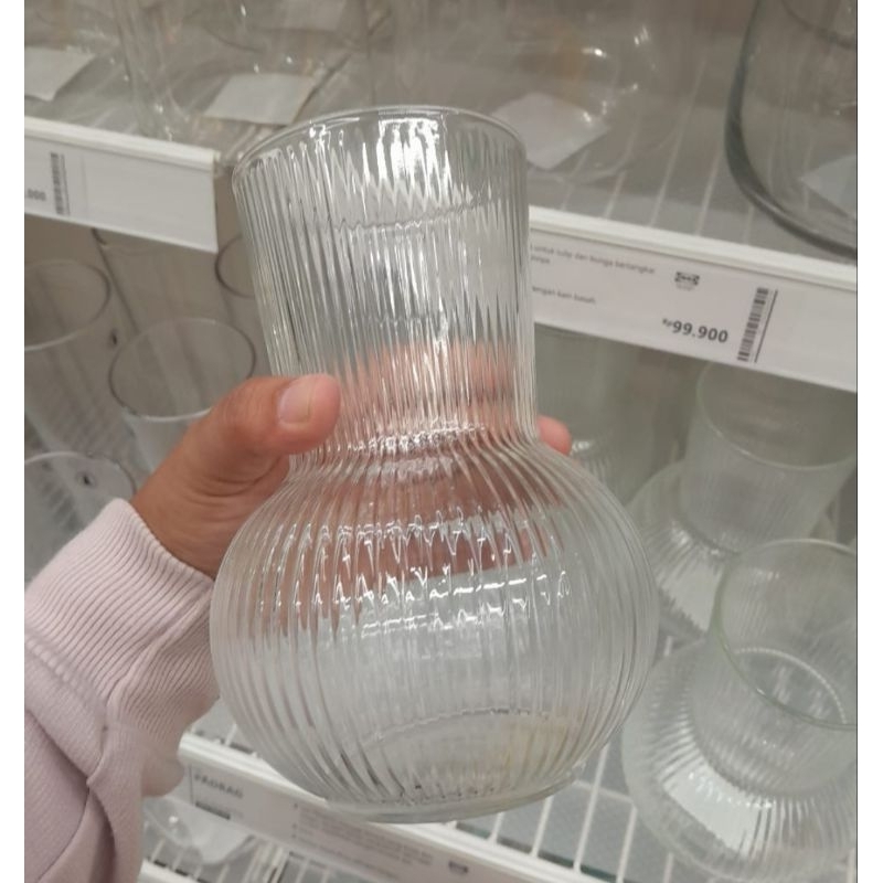 Ready PADRAG Flower Vase IKEA Flower Vase Flower Glass Vase Table Glass