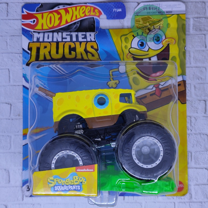 Hot WHEELS SPONGEBOB SQUAREPANTS MONSTER TRUCKS (NICKELODEON) | Shopee ...