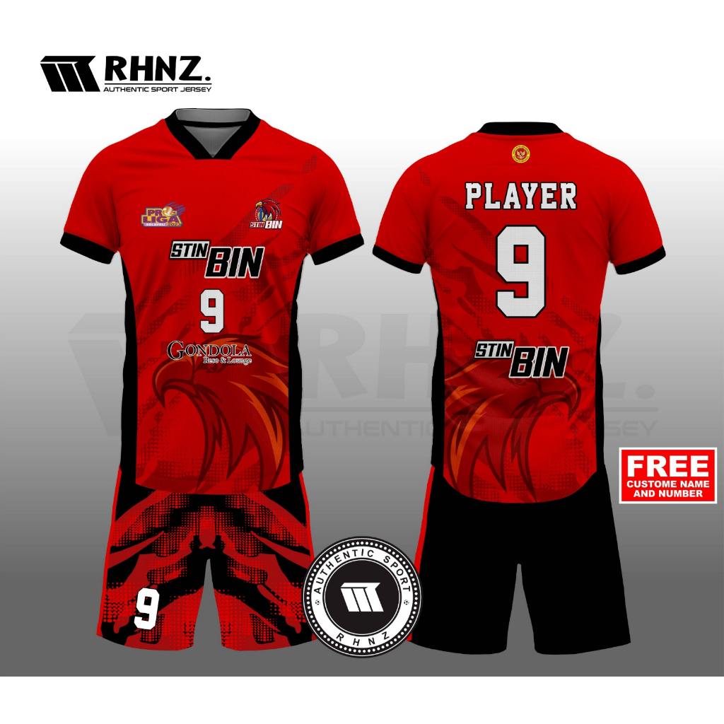 MERAH Jersey PRINTING STIN BIN Moslema 2023/JERSEY VOLLEYBALL FULL