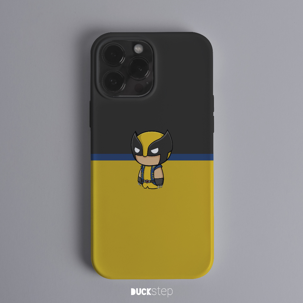 HP Duckstep Case Marvel Xmen Wolverine Iphone Samsung Oppo Vivo