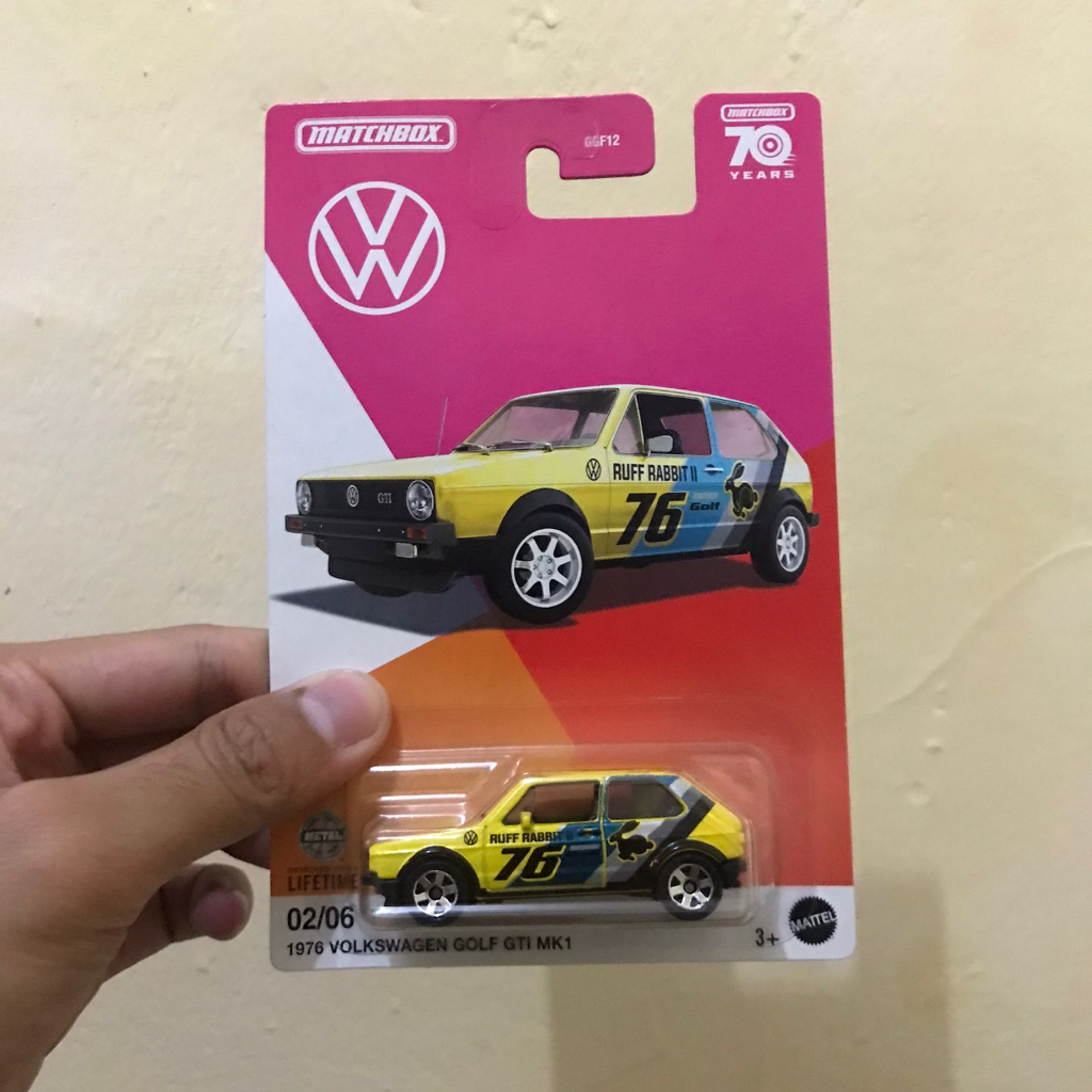 VOLKSWAGEN Matchbox 1976volkswagen vw golf gti mk1 ruff rabbit | Shopee ...